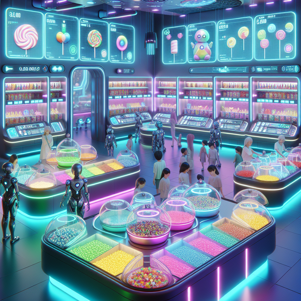 Futuristic Candy Store